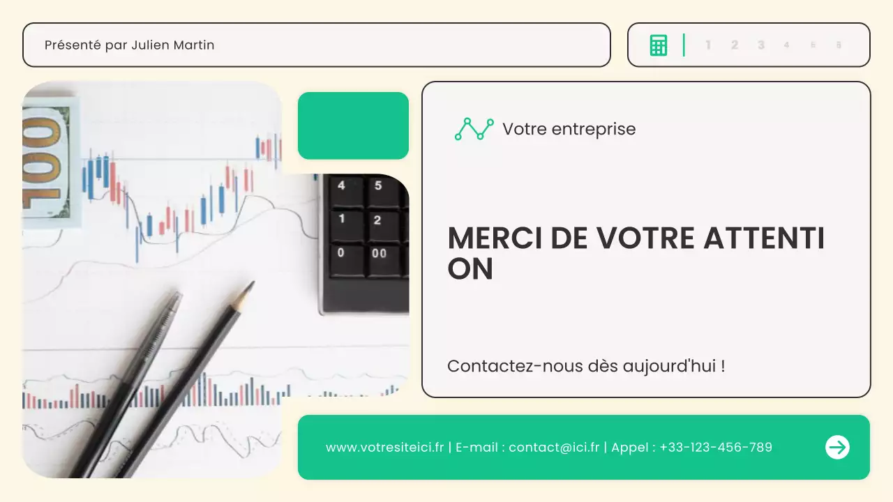 planificateur financier moderne beige