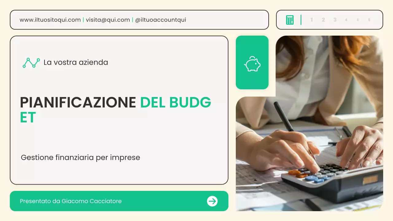 pianificatore finanziario moderno beige