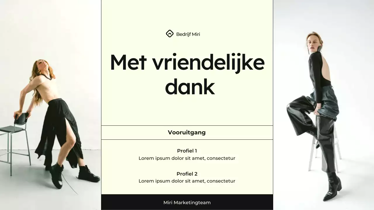 Presentatie van de Cream and Black Content Marketing Strategie
