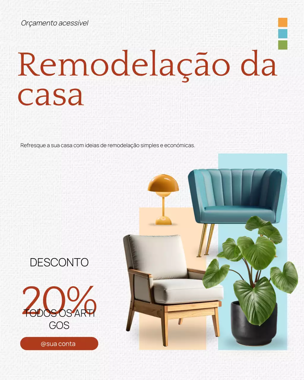 promoção de casa moderna bege