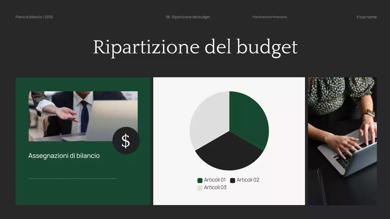 Pianificatore di budget aziendale professionale e minimo