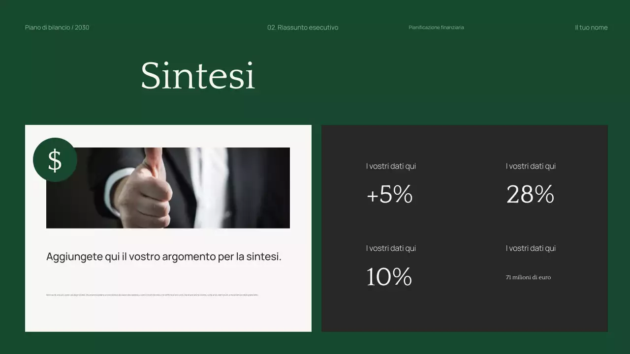 Pianificatore di budget aziendale professionale e minimo