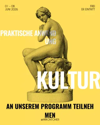 gelbes klassisches Kulturevent