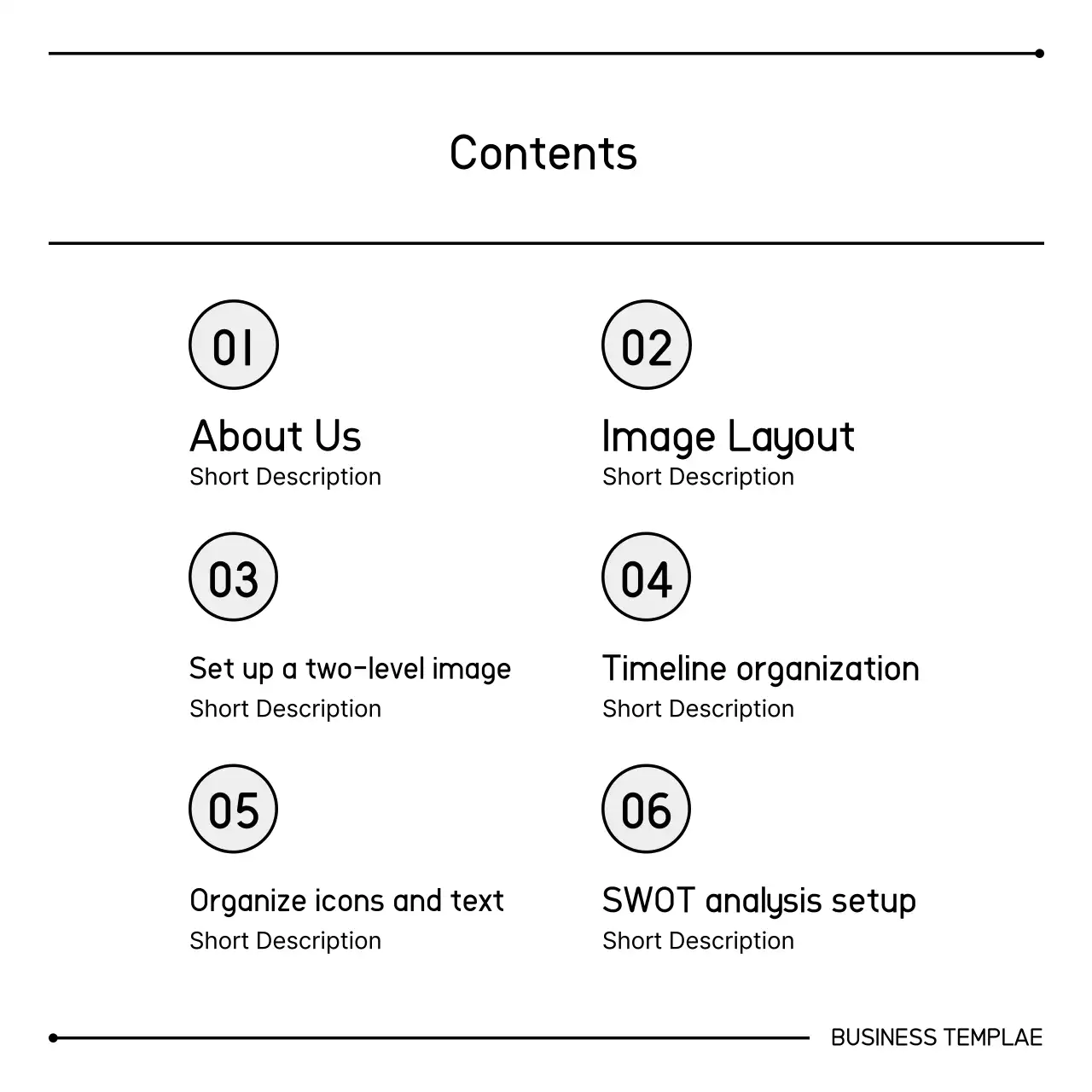 White clean marketing information delivery