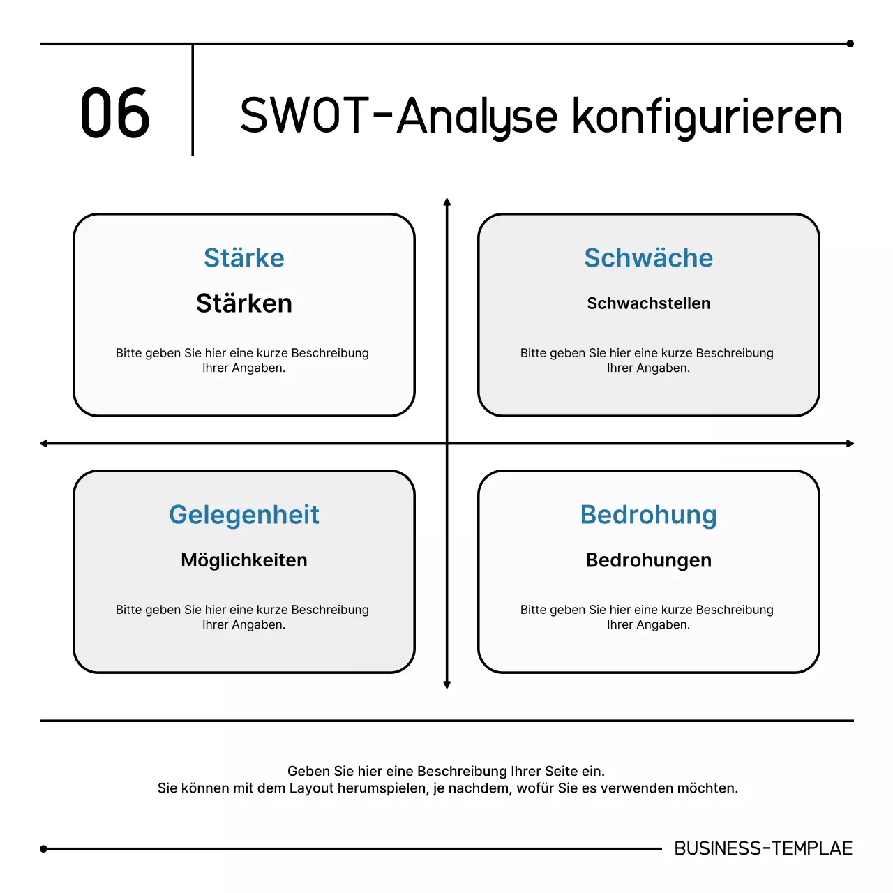 Bereitstellung sauberer Marketinginformationen in Weiß