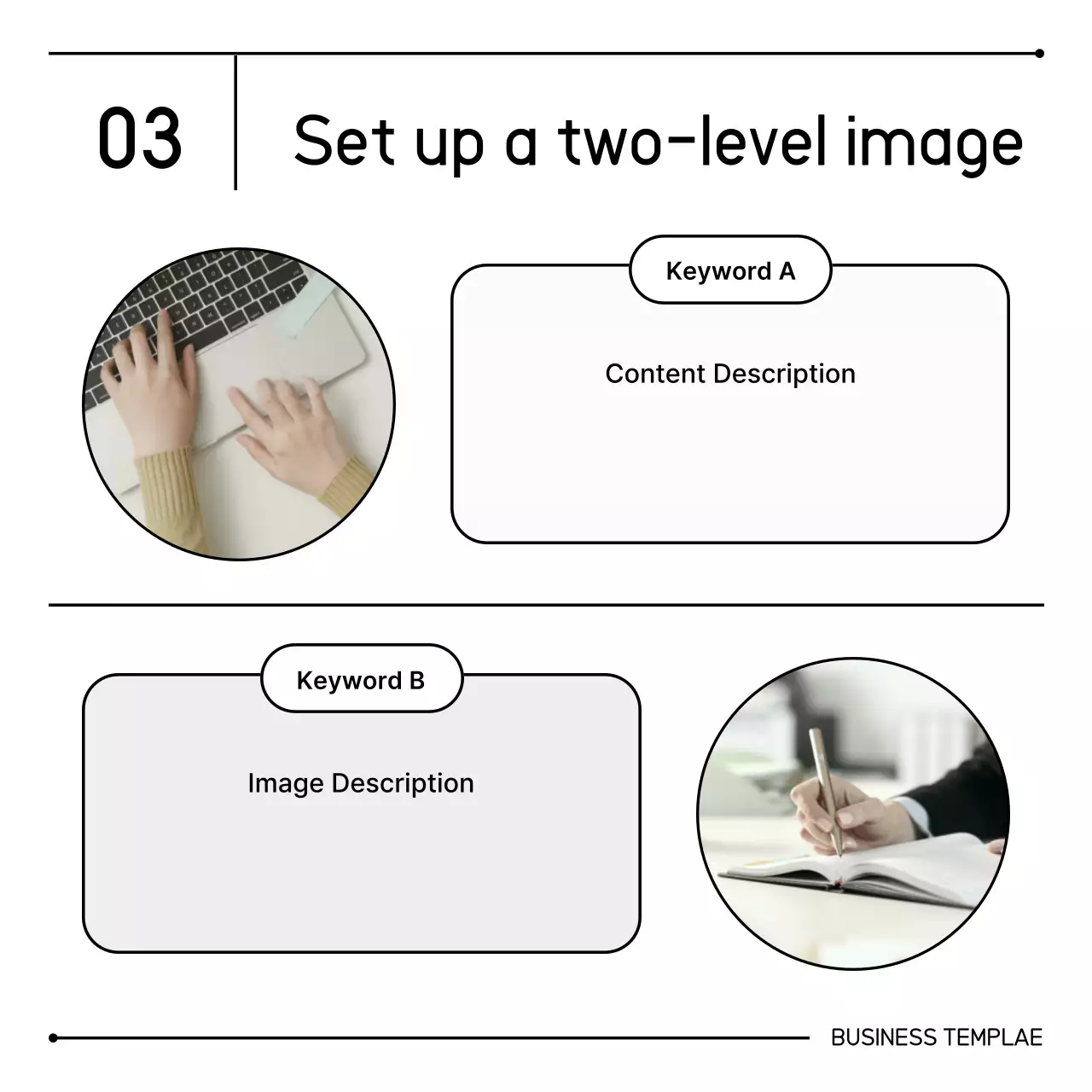 White clean marketing information delivery