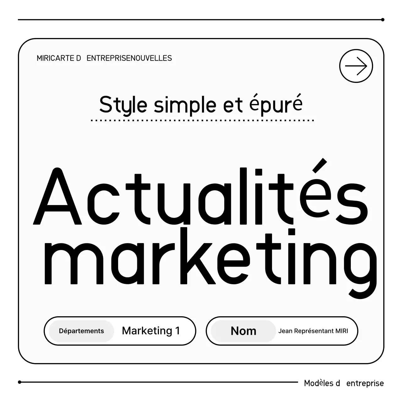 Diffusion d'informations marketing propres et nettes