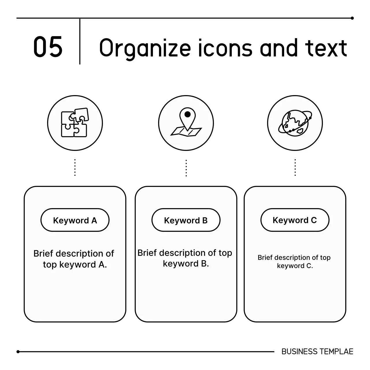 White clean marketing information delivery