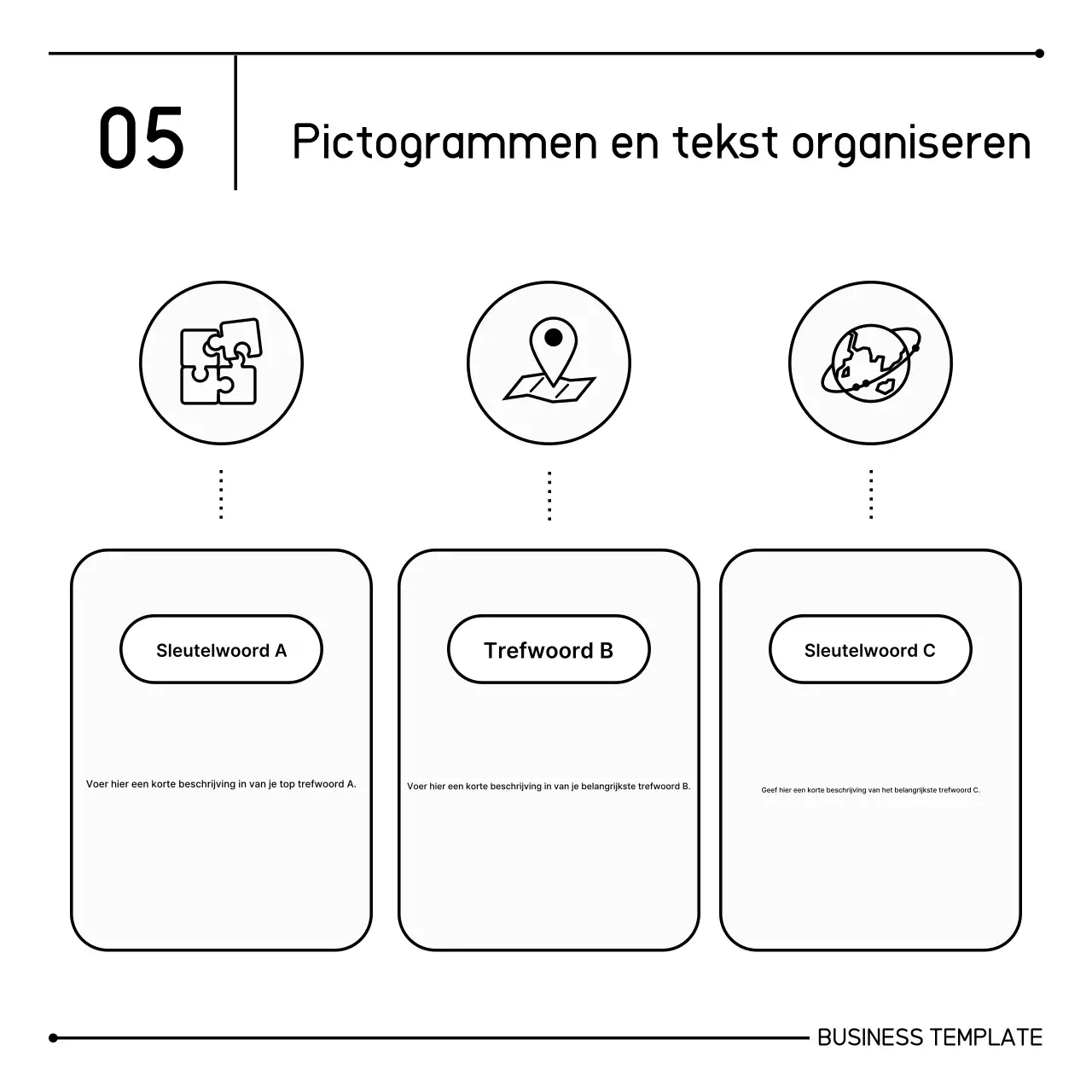 Witte schone marketinginformatielevering