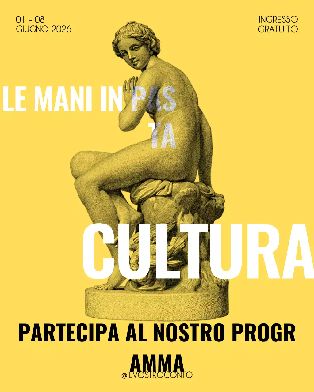 evento culturale classico giallo