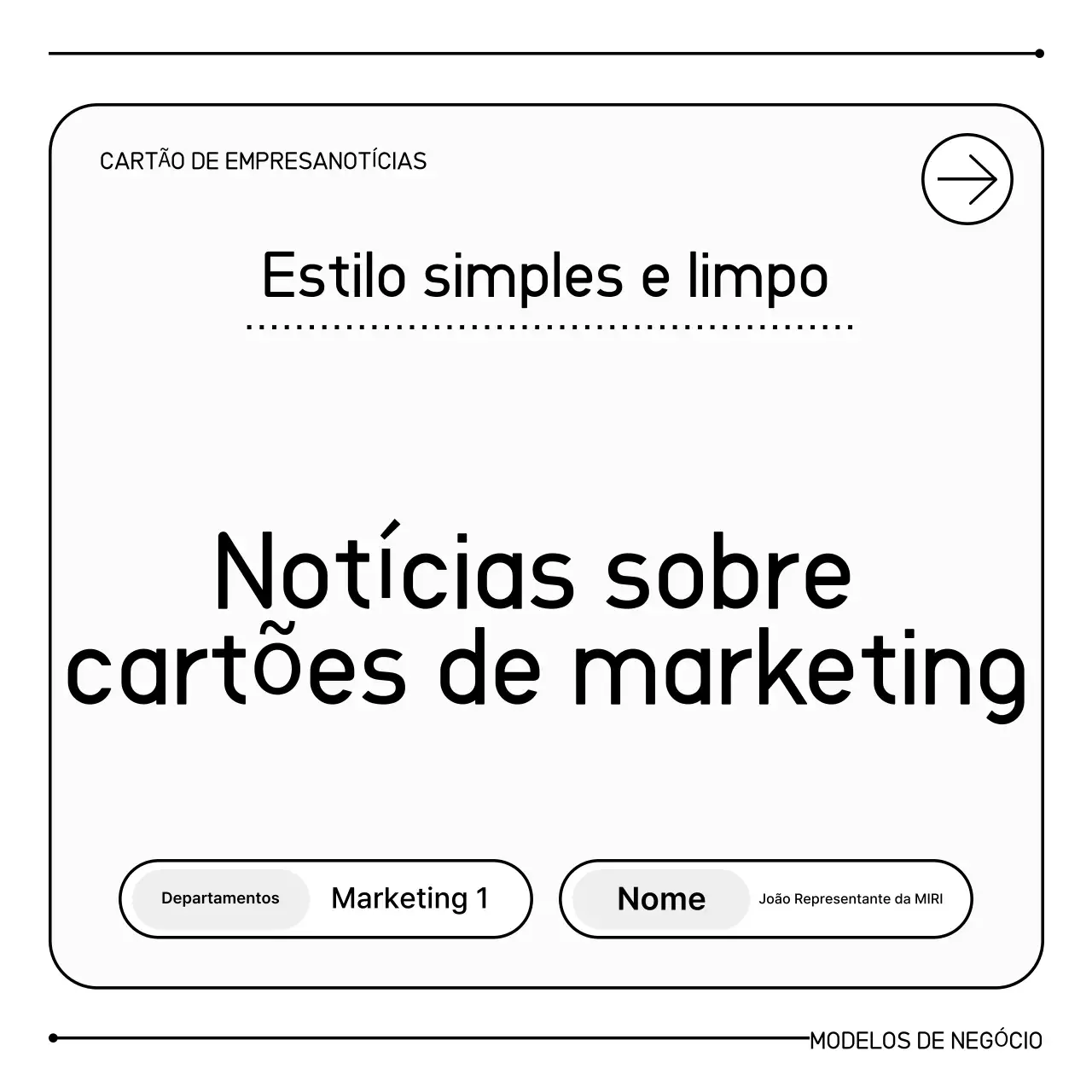 Entrega de informações de marketing limpas e brancas