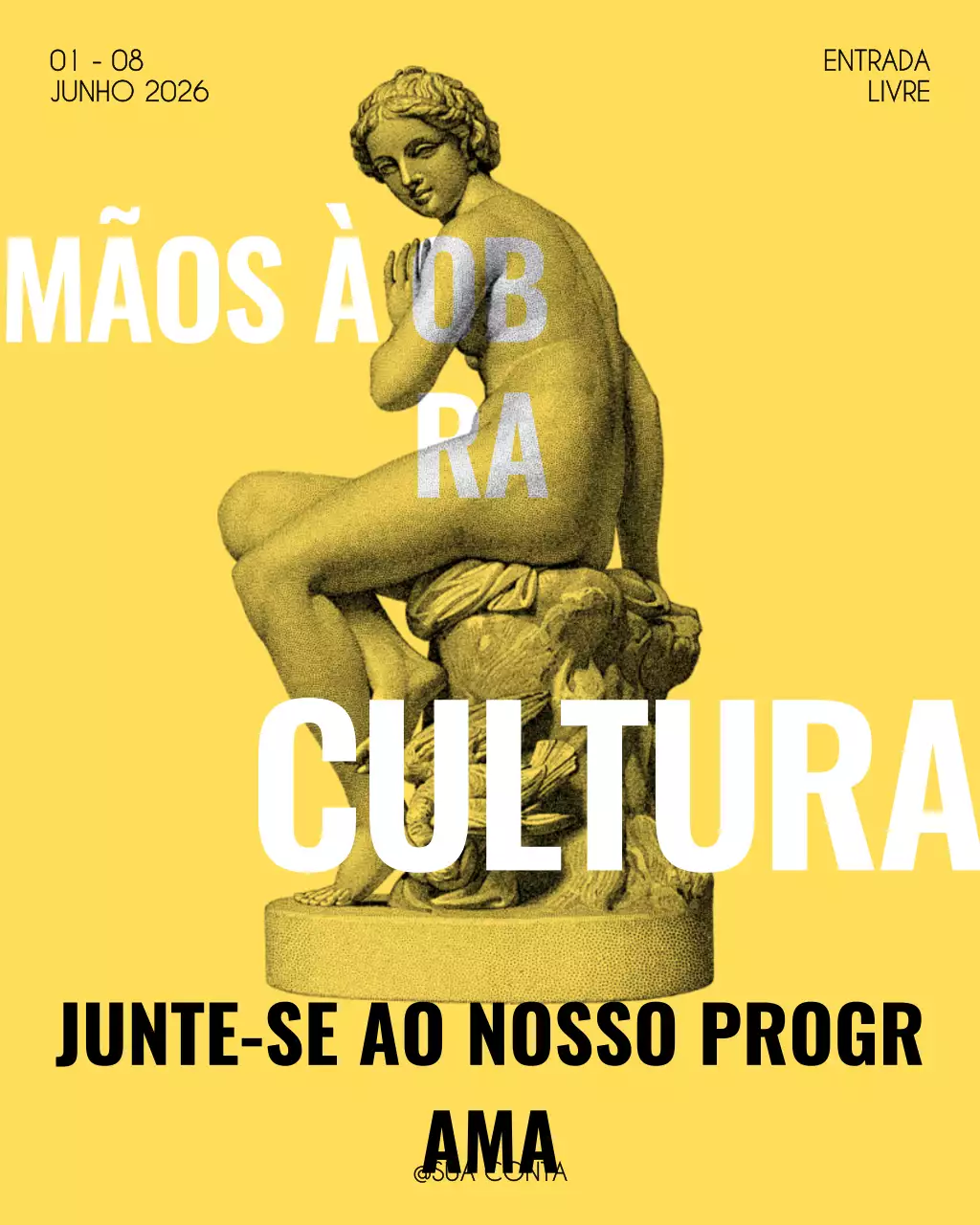 evento de cultura clássica amarela