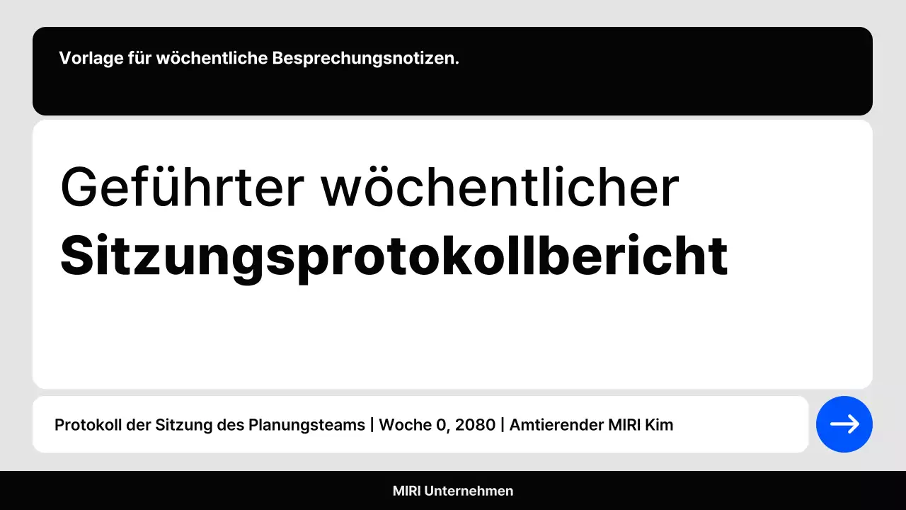Gray Basic Minutenbericht
