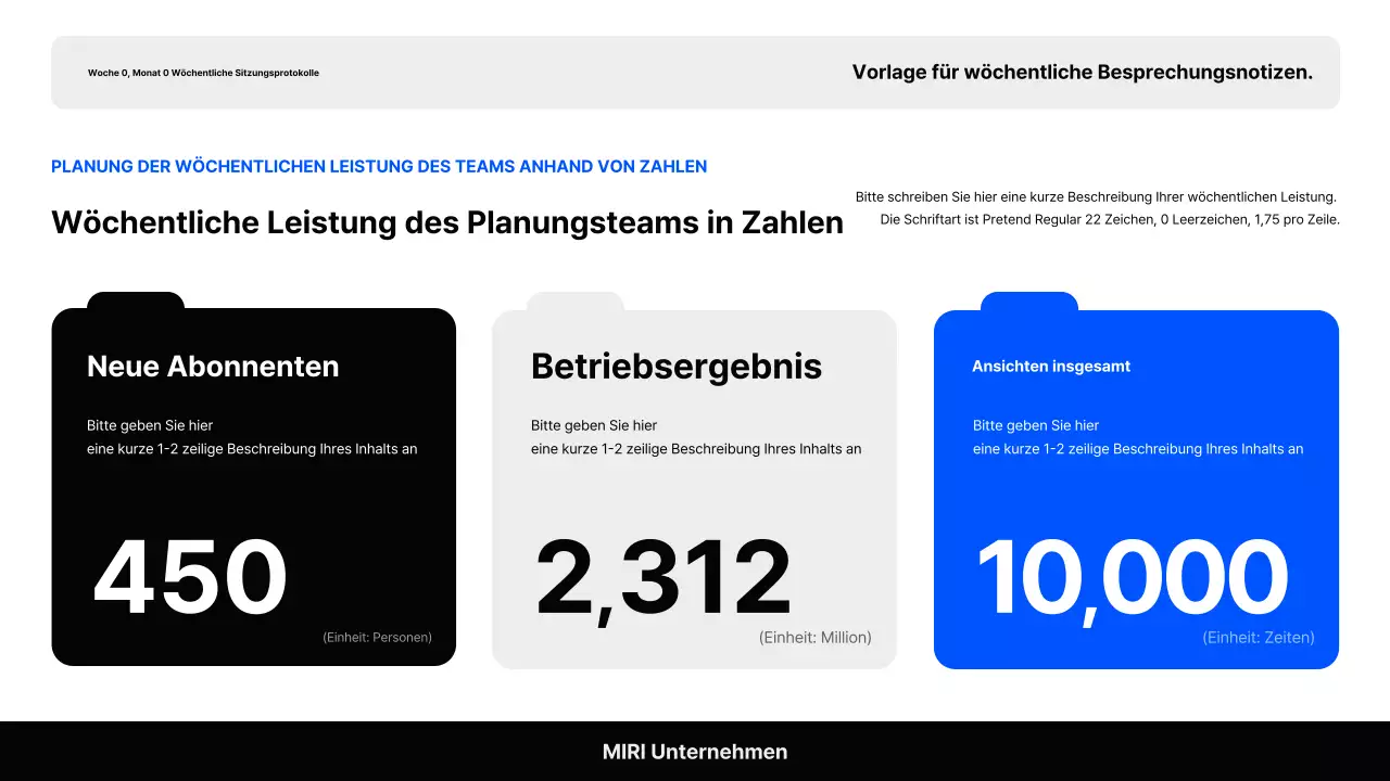 Gray Basic Minutenbericht