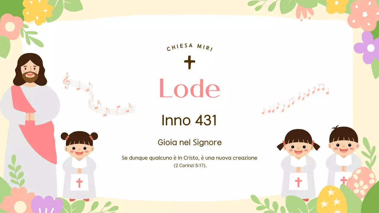 Una simpatica guida al servizio pasquale in giallo e rosa