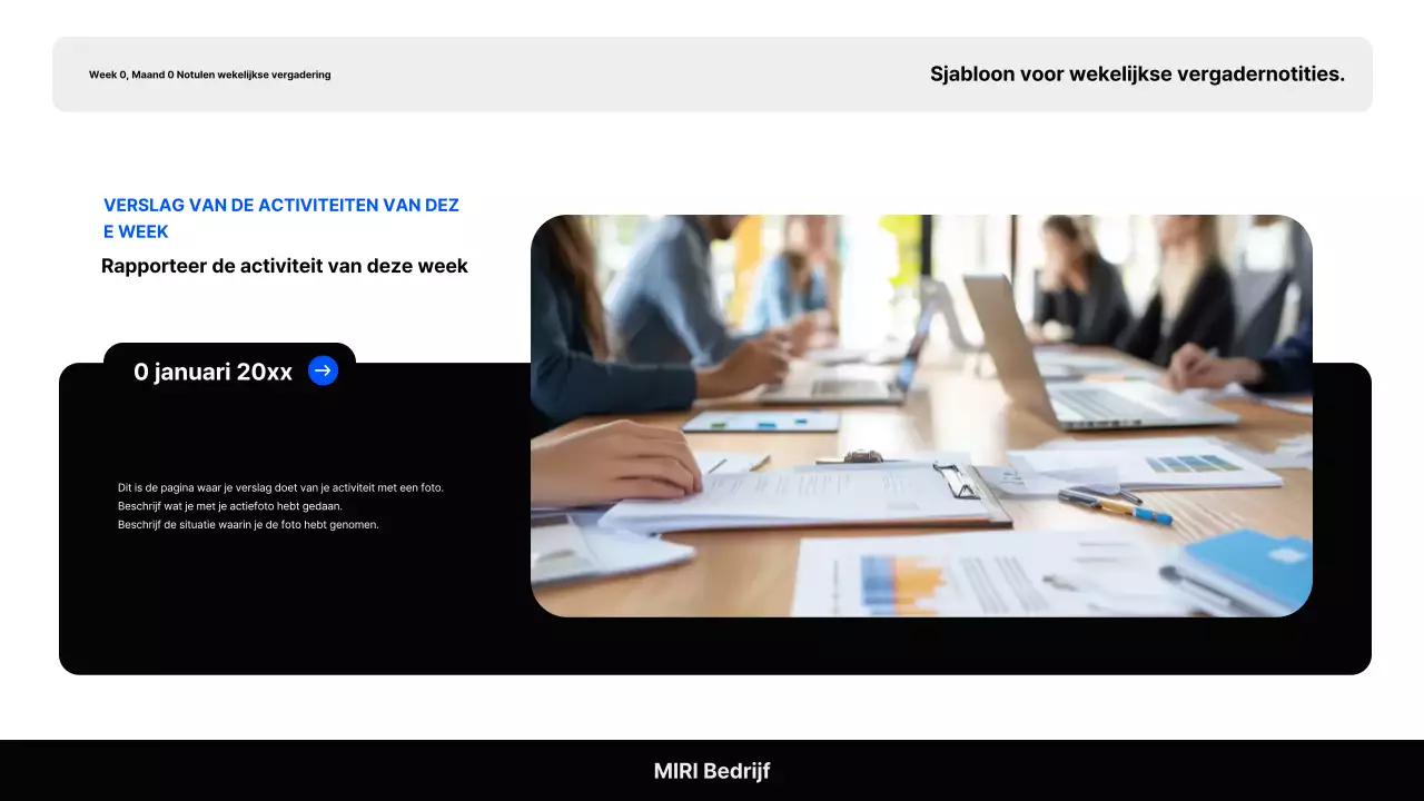 Grijs Basis Notulen Rapport