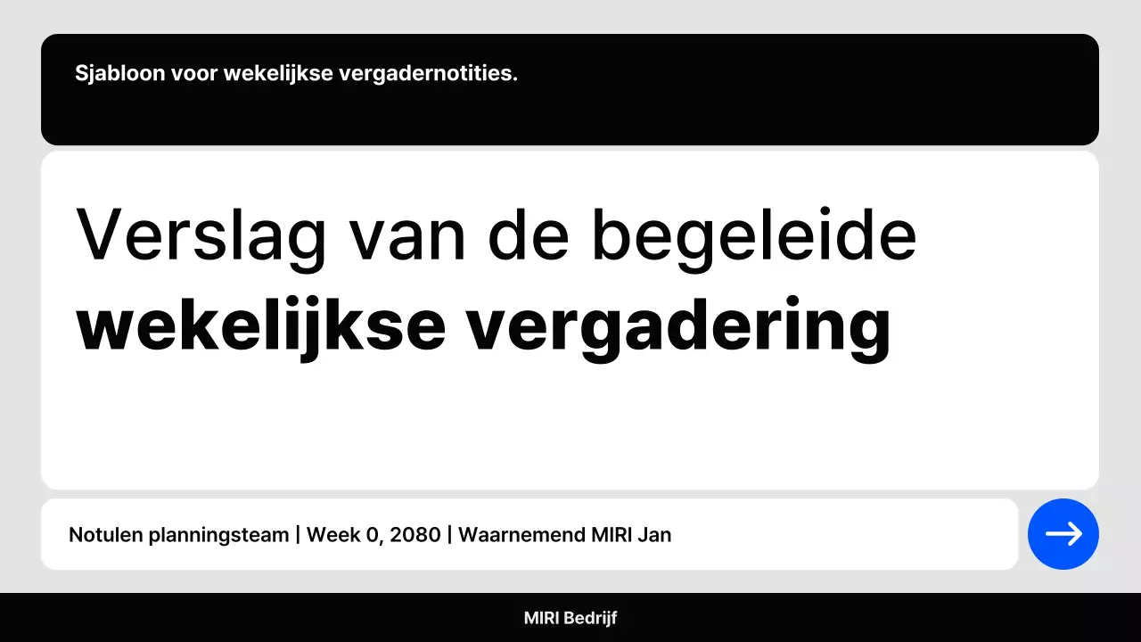 Grijs Basis Notulen Rapport