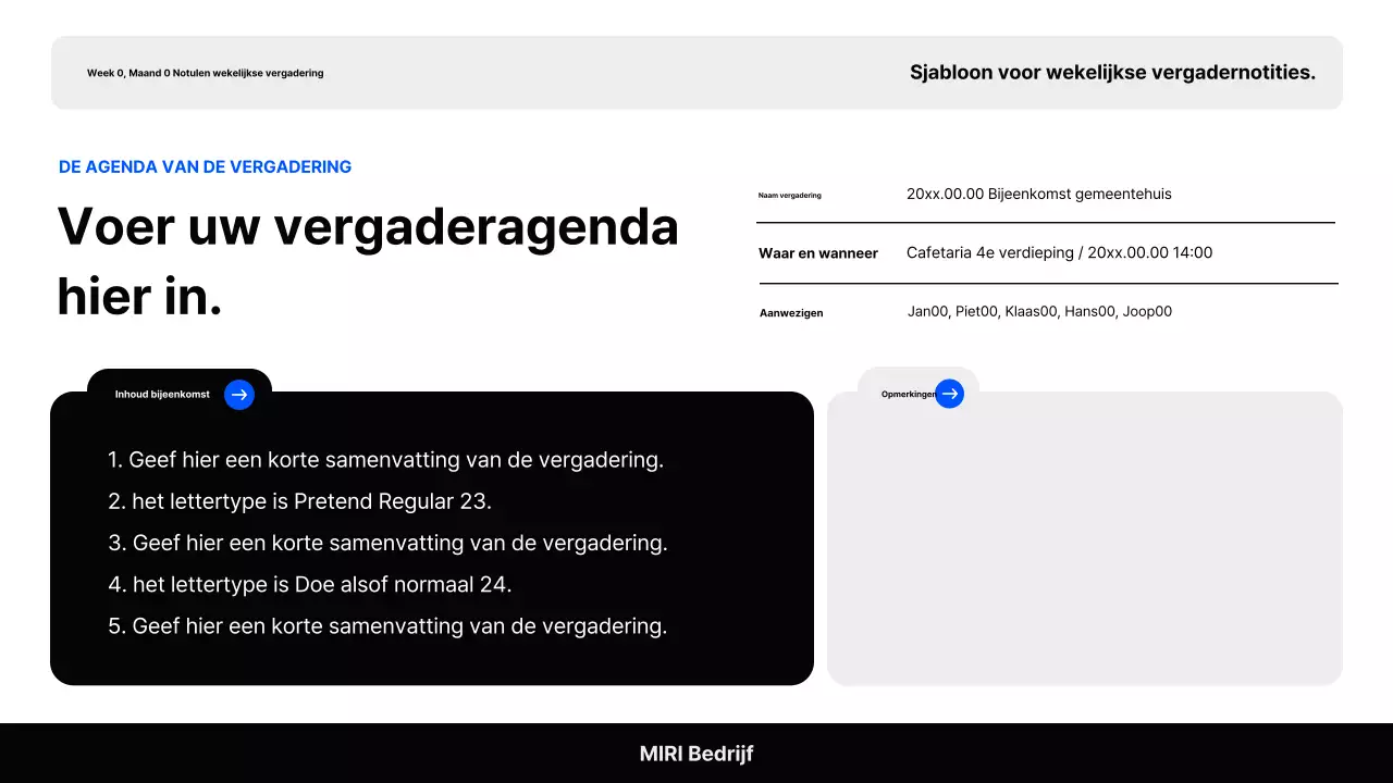 Grijs Basis Notulen Rapport