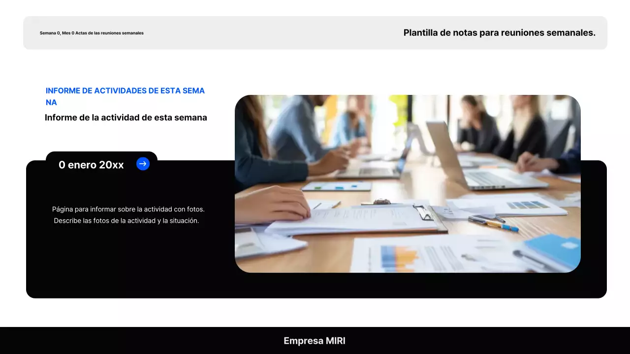 Informe básico de actas de Gray