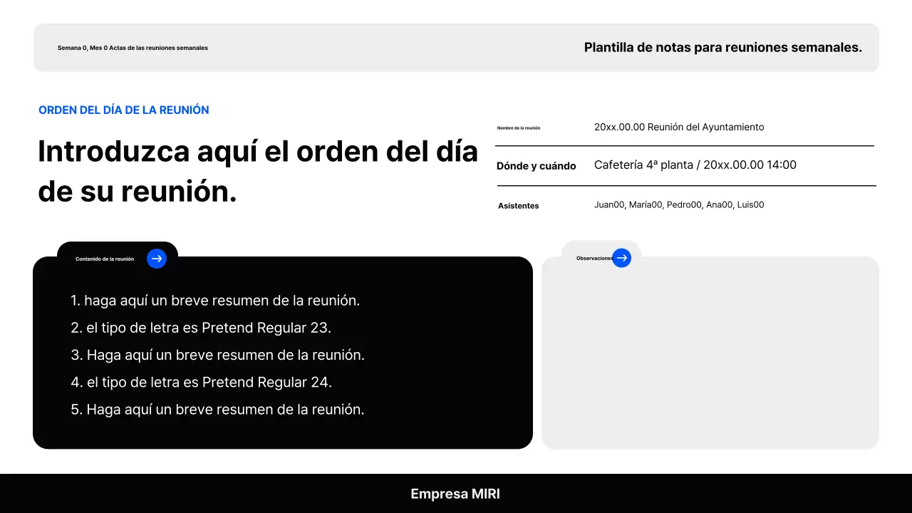 Informe básico de actas de Gray