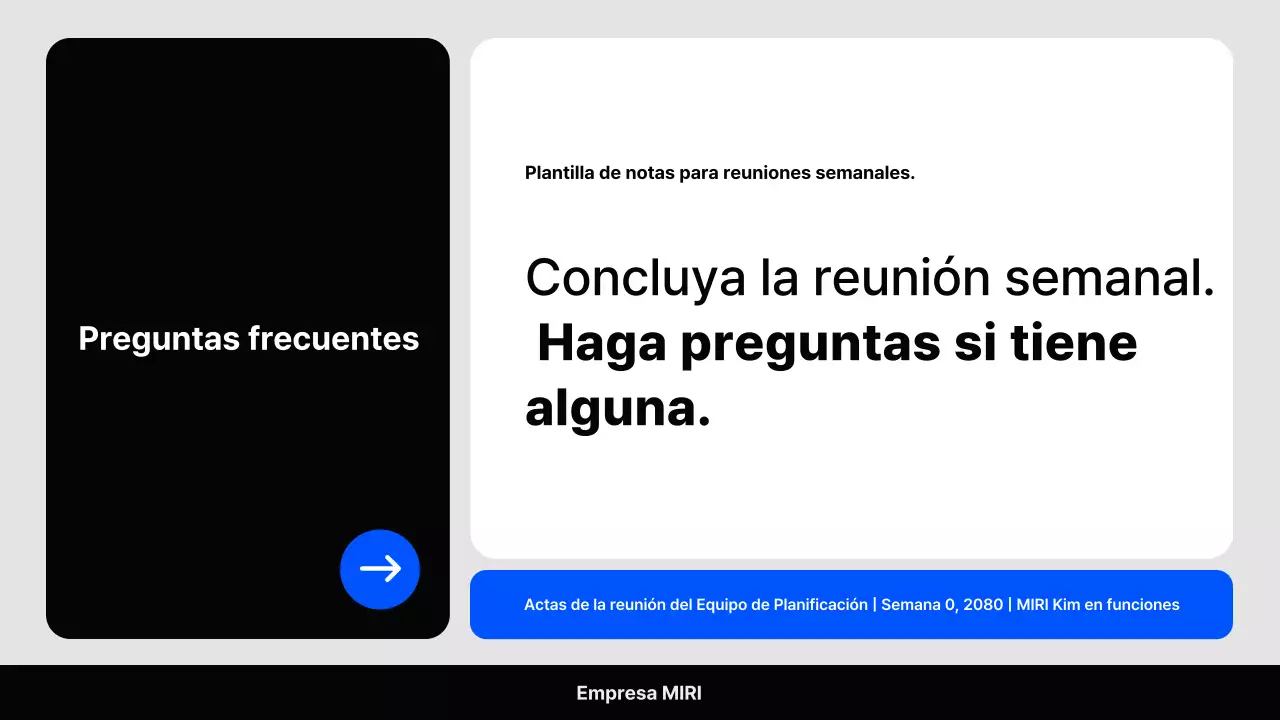 Informe básico de actas de Gray