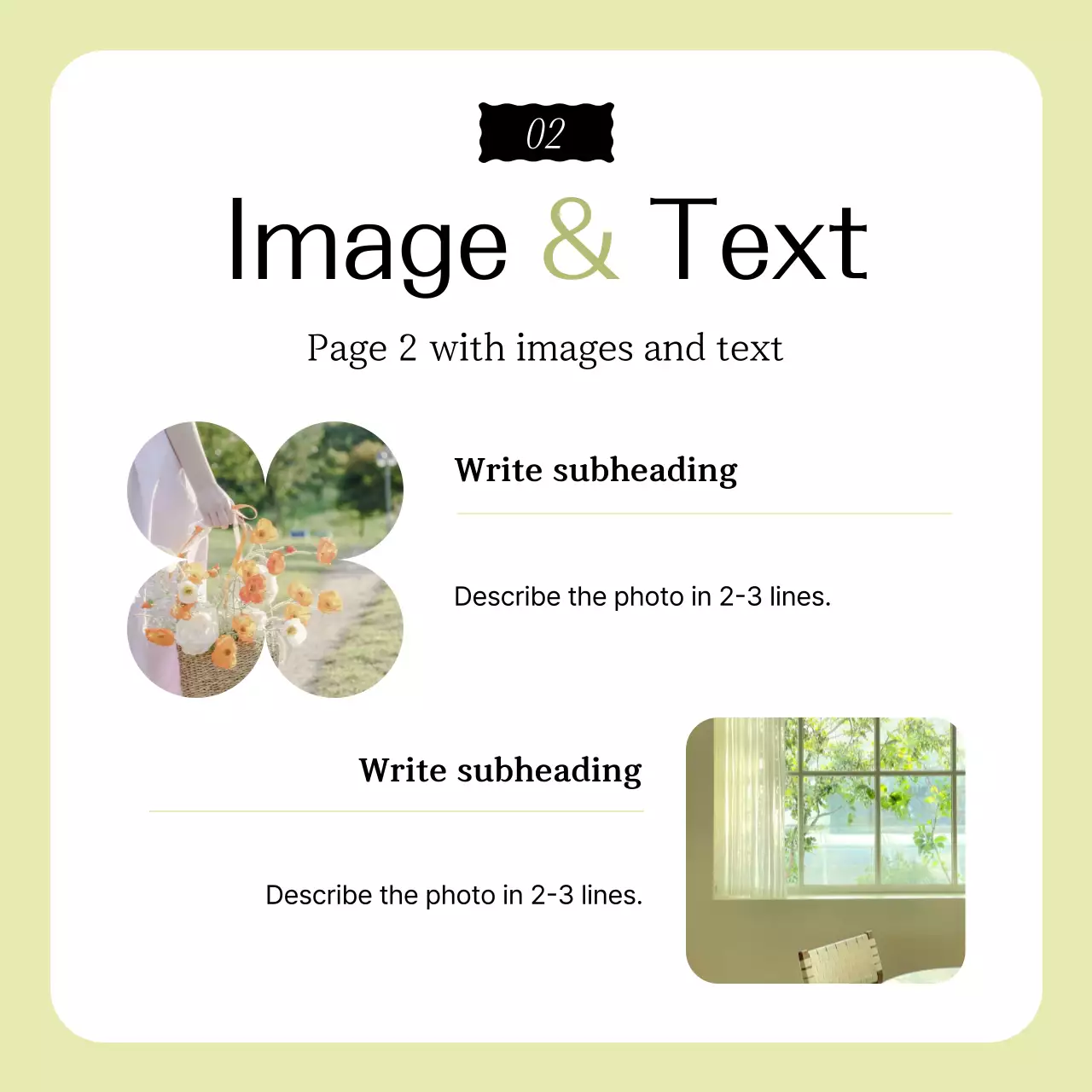 Green Simple Design Advertisement