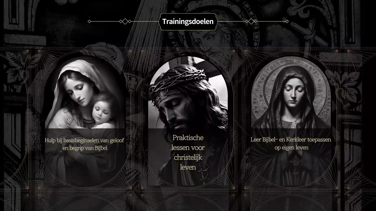 Zwart-wit klassieke religieuze onderwijsbronnen