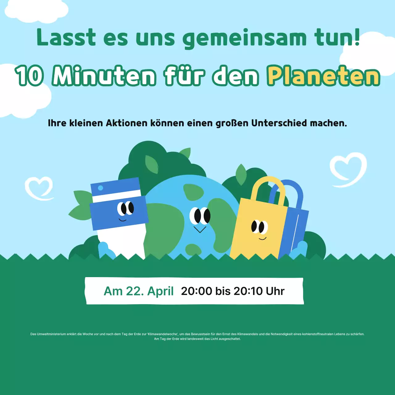 Umweltkampagne „Grünes Baby“