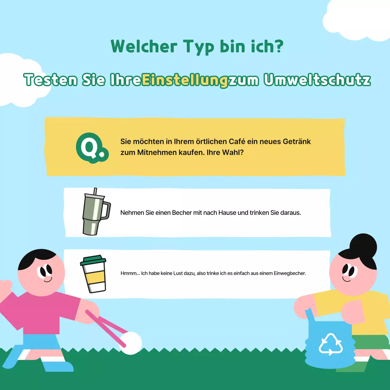 Umweltkampagne „Grünes Baby“