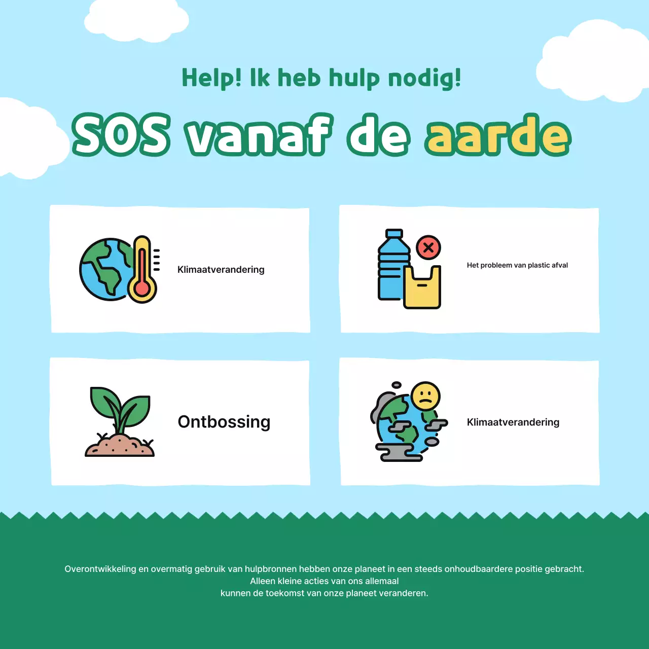 Groene Baby Milieu Campagne