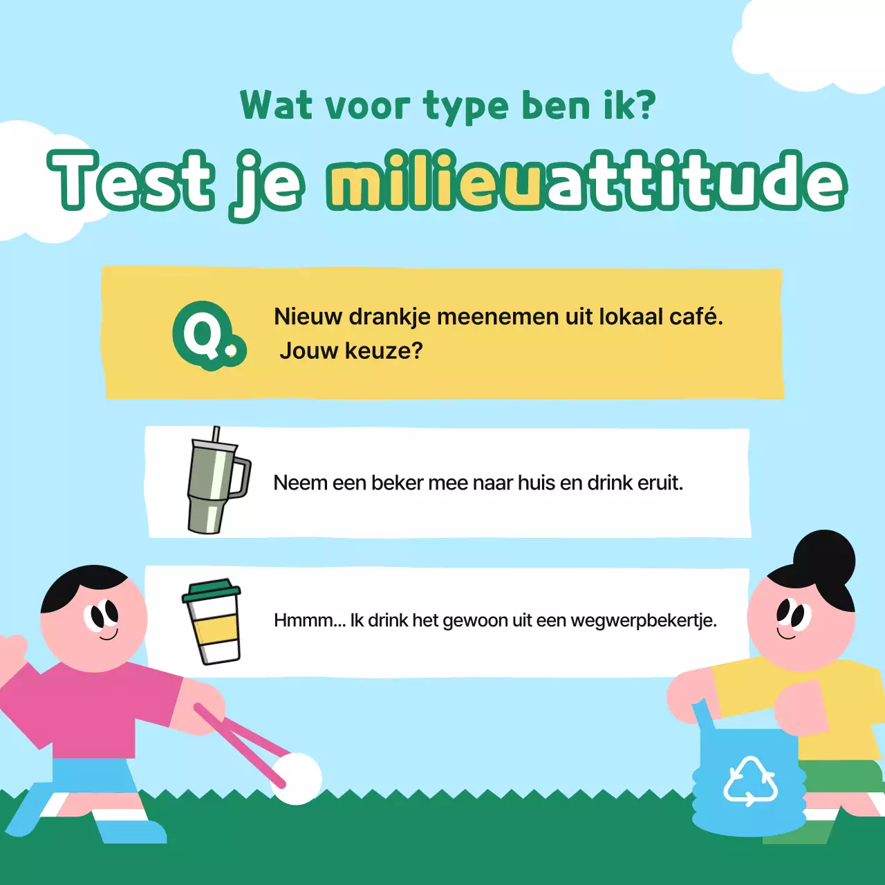 Groene Baby Milieu Campagne