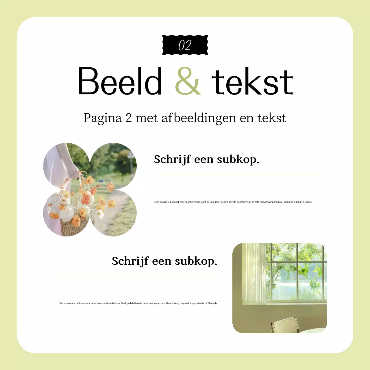 Groen Eenvoudig Ontwerp Advertentie