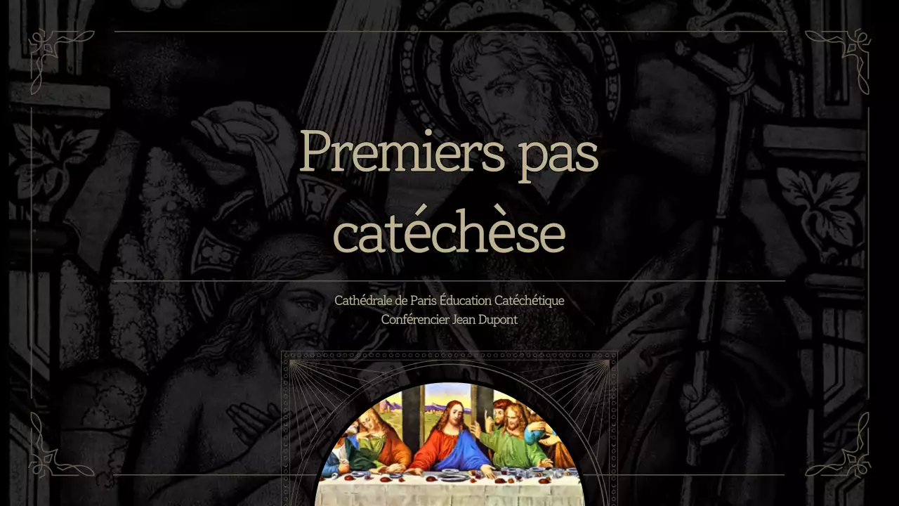 Ressources d'éducation religieuse classiques en noir et blanc