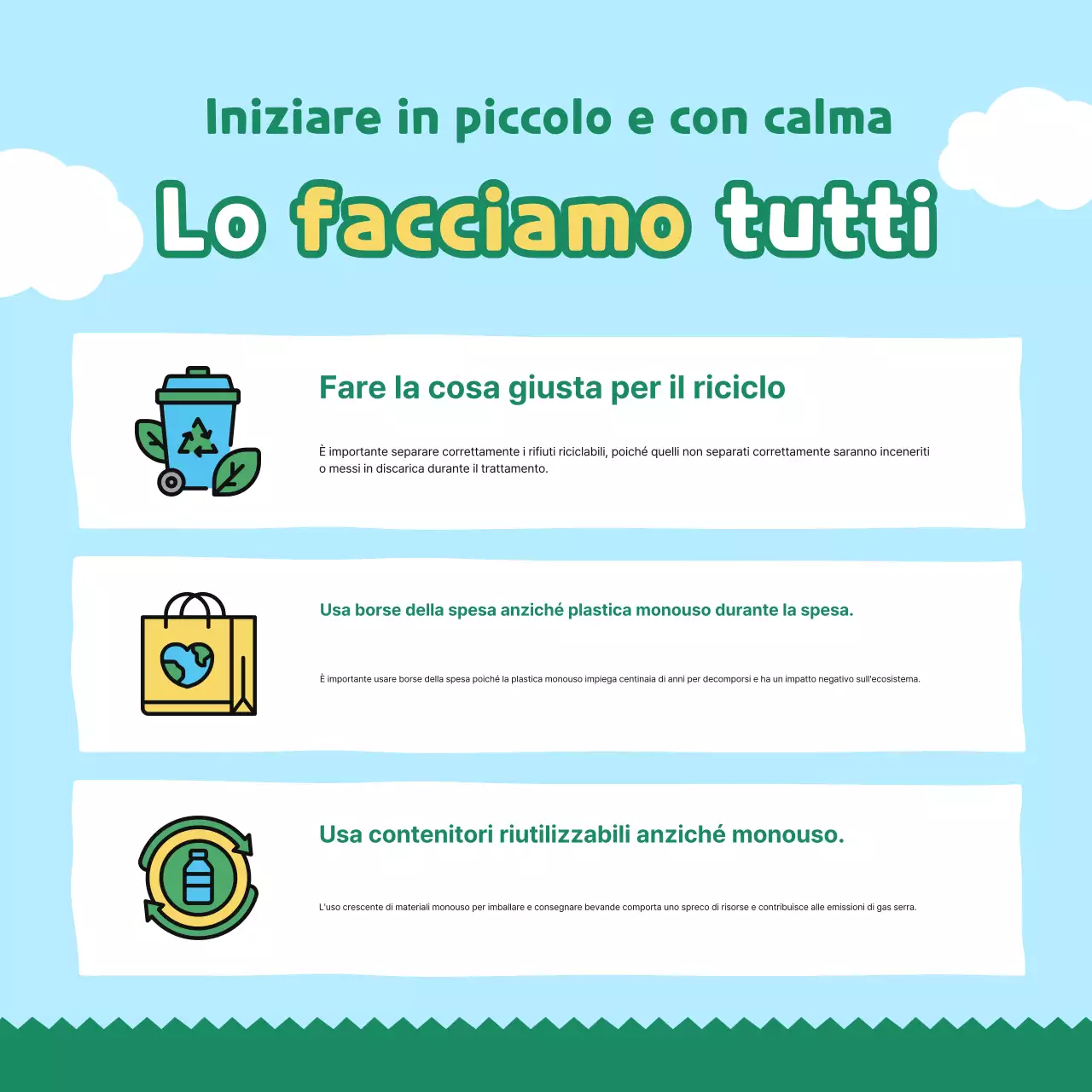 Campagna ambientale Green Baby