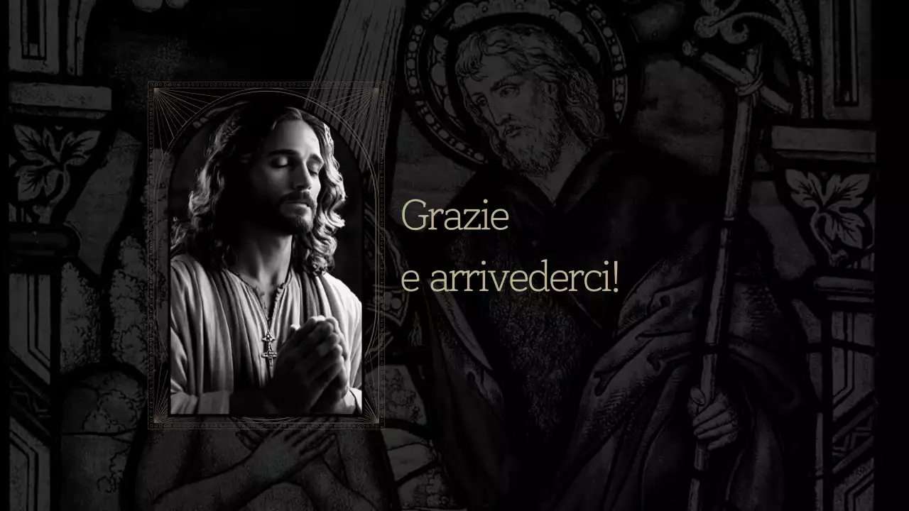 Risorse per l'educazione religiosa classica in bianco e nero