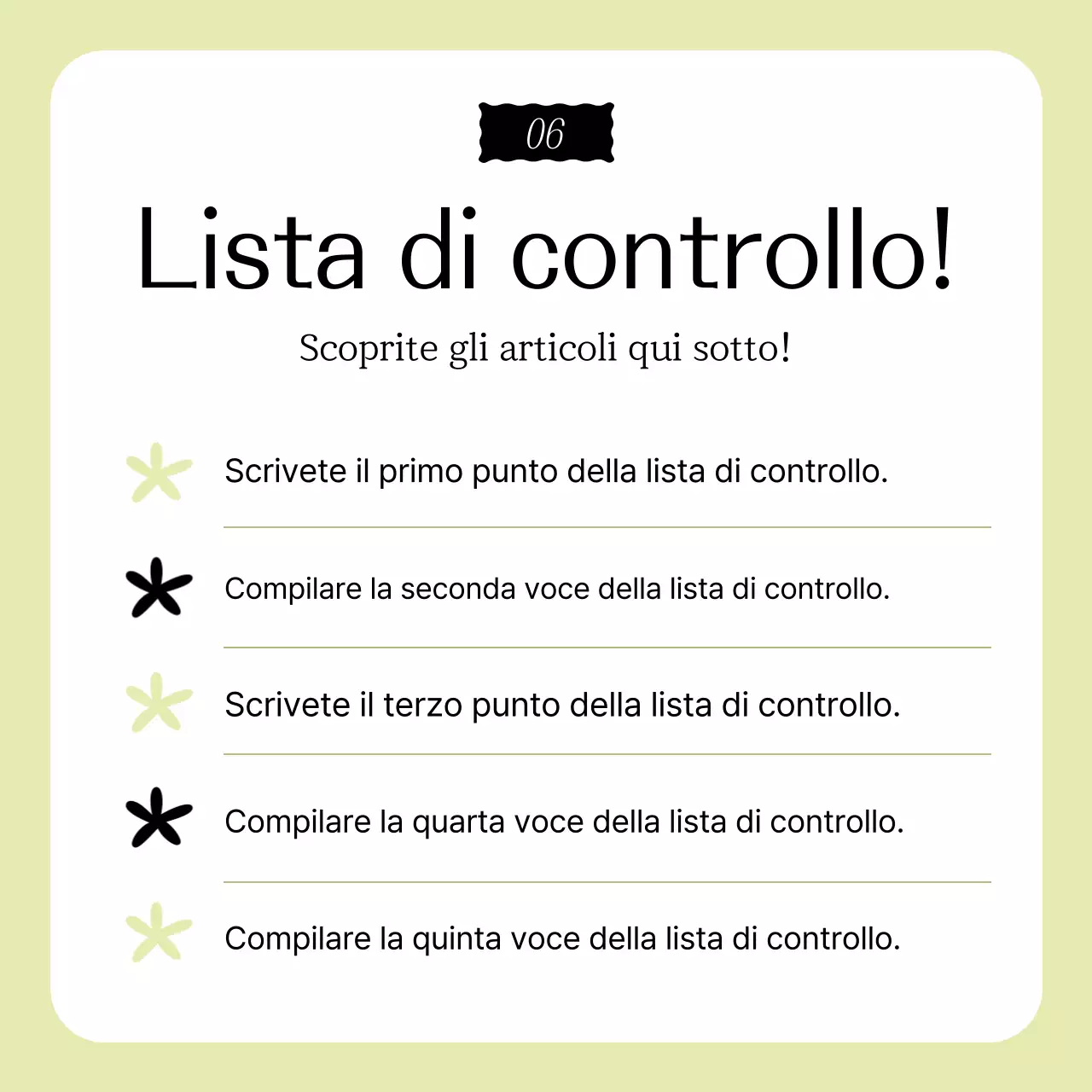 Pubblicità di design semplice ed ecologico