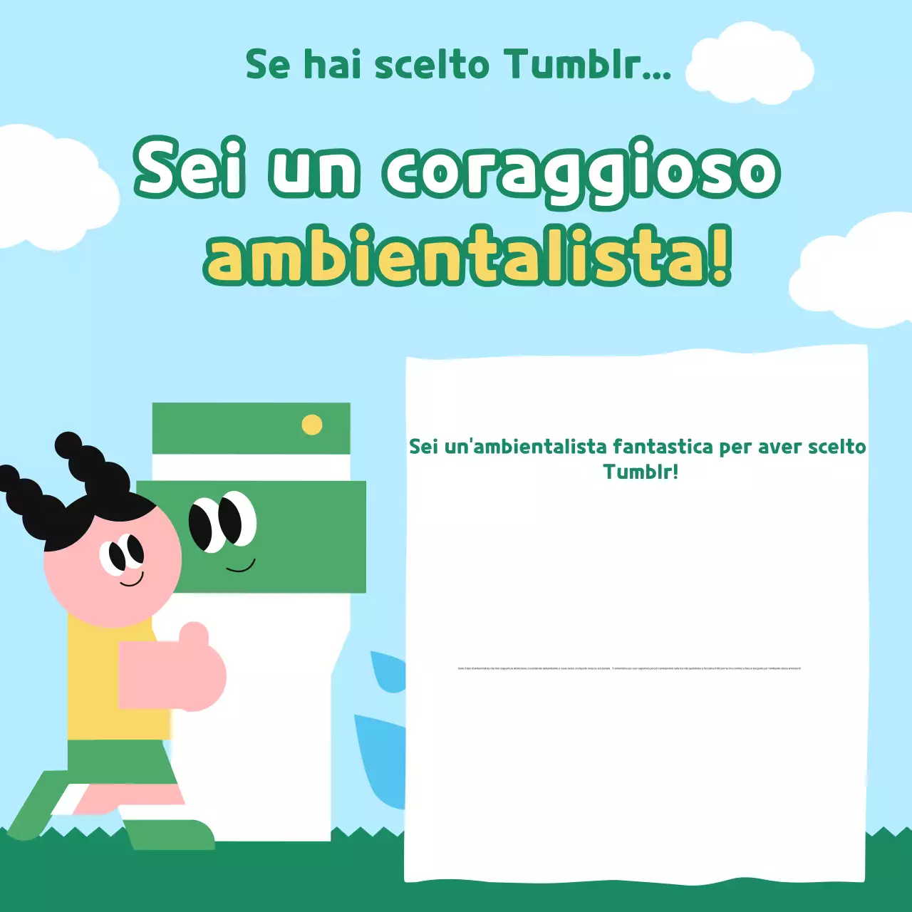 Campagna ambientale Green Baby