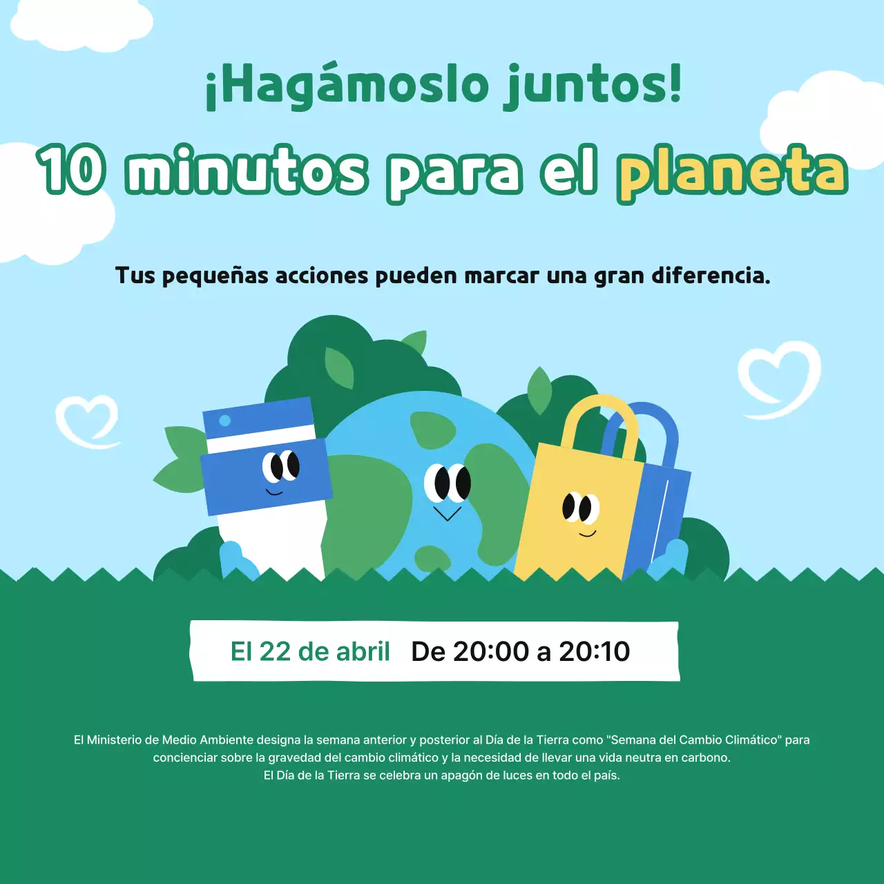 Campaña ambiental Bebé Verde