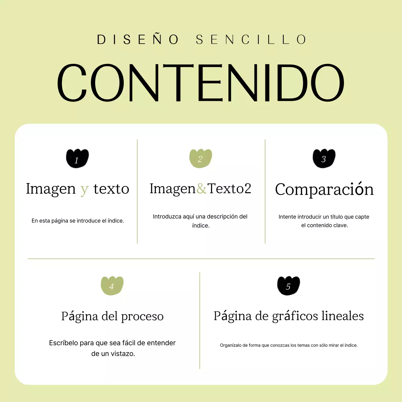 Anuncio de diseño simple y ecológico