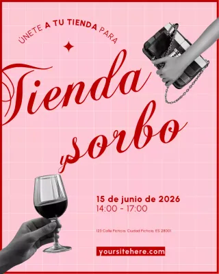 Invitación al evento Thrift and Sip