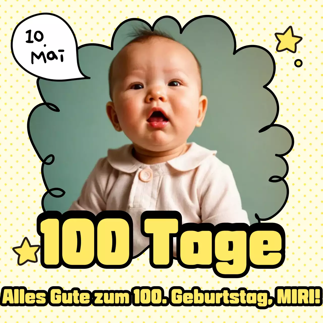 Feier zum 100. Tag des Yellow Baby