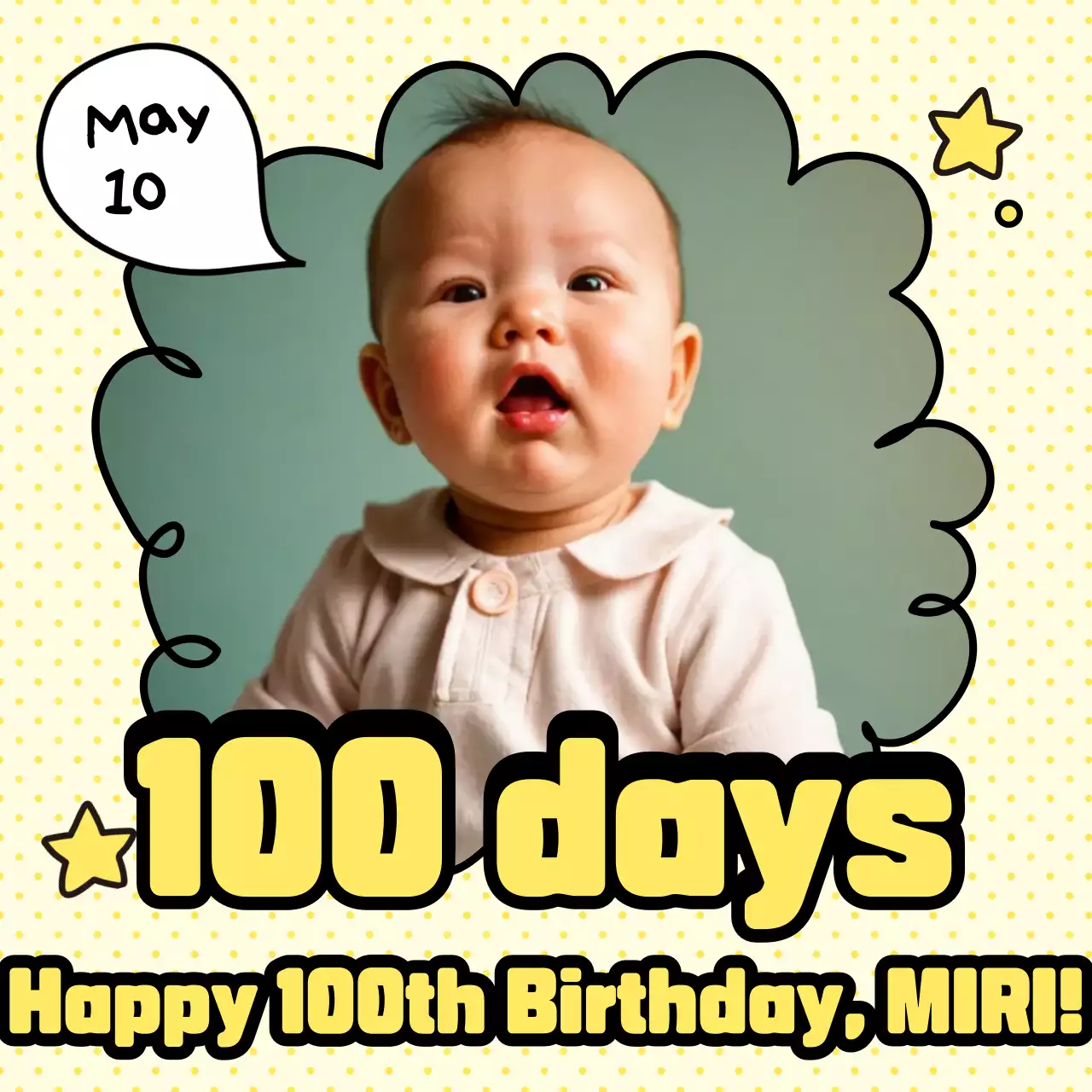 Yellow Baby's 100th Day Celebration