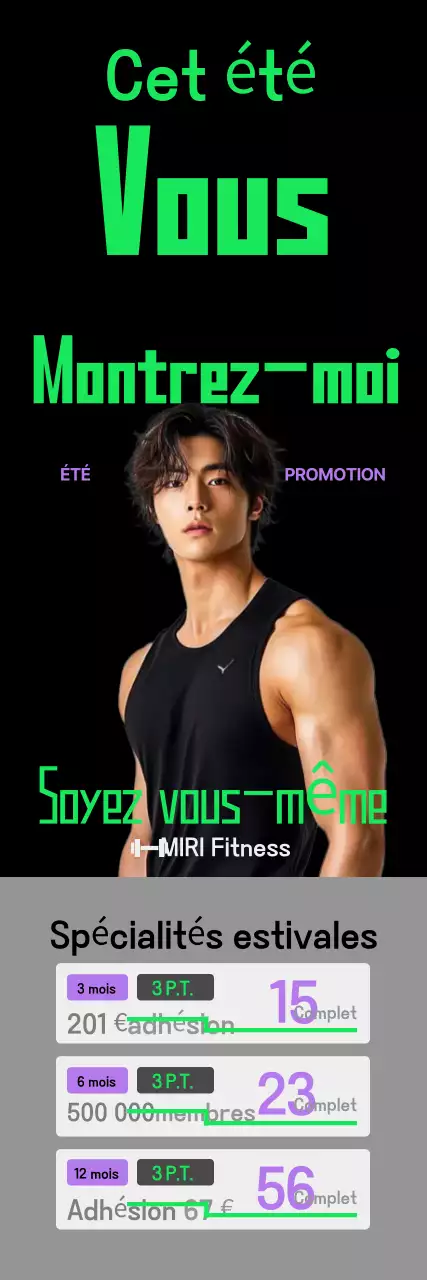 Promotion de Black Modern Fitness