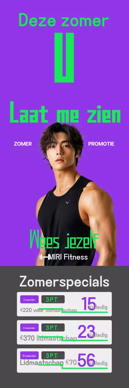 Zwarte moderne fitnesspromotie