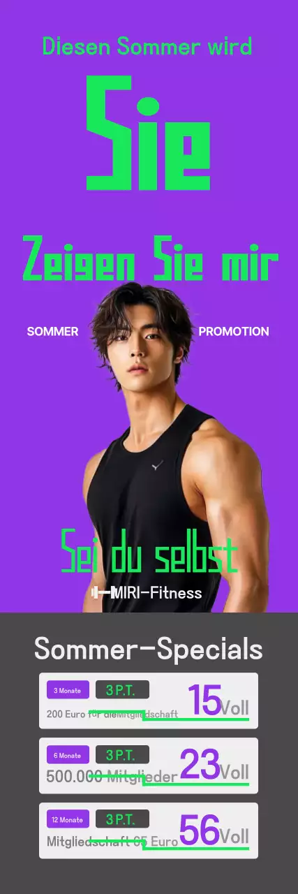 Black Modern Fitness-Aktion