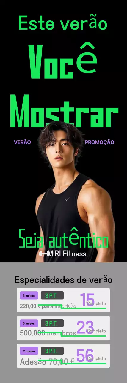 Promoção Black Modern Fitness