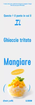 Pubblicità di Blue Clean Dessert