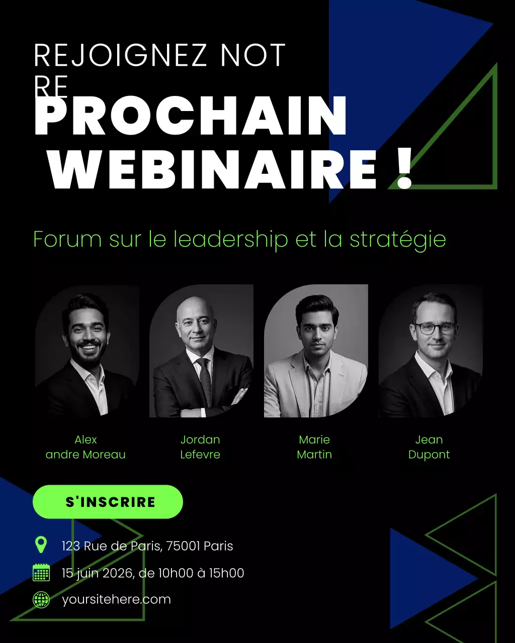 Annonce du webinaire Black Modern