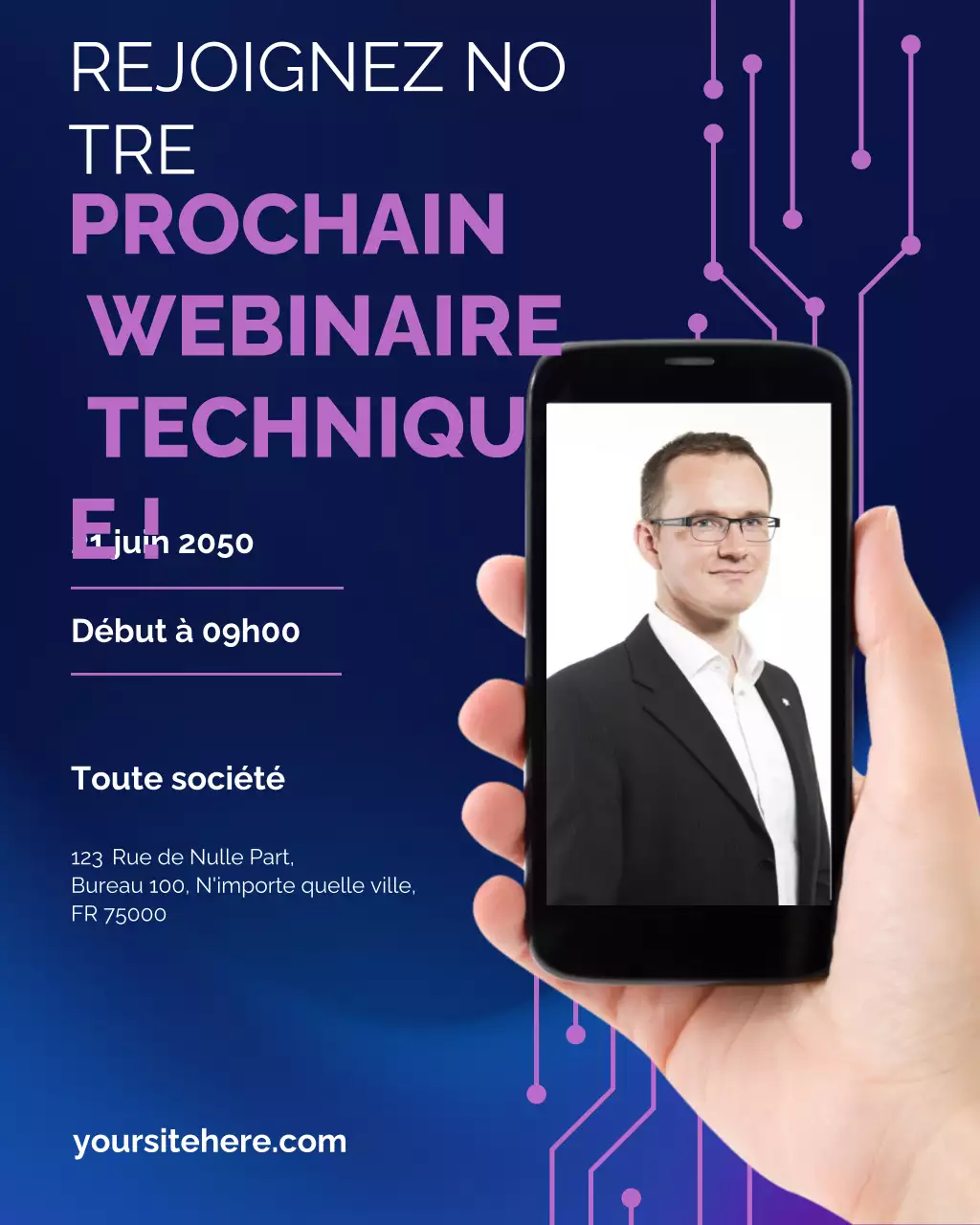 annonce du webinaire Blue Modern Tech