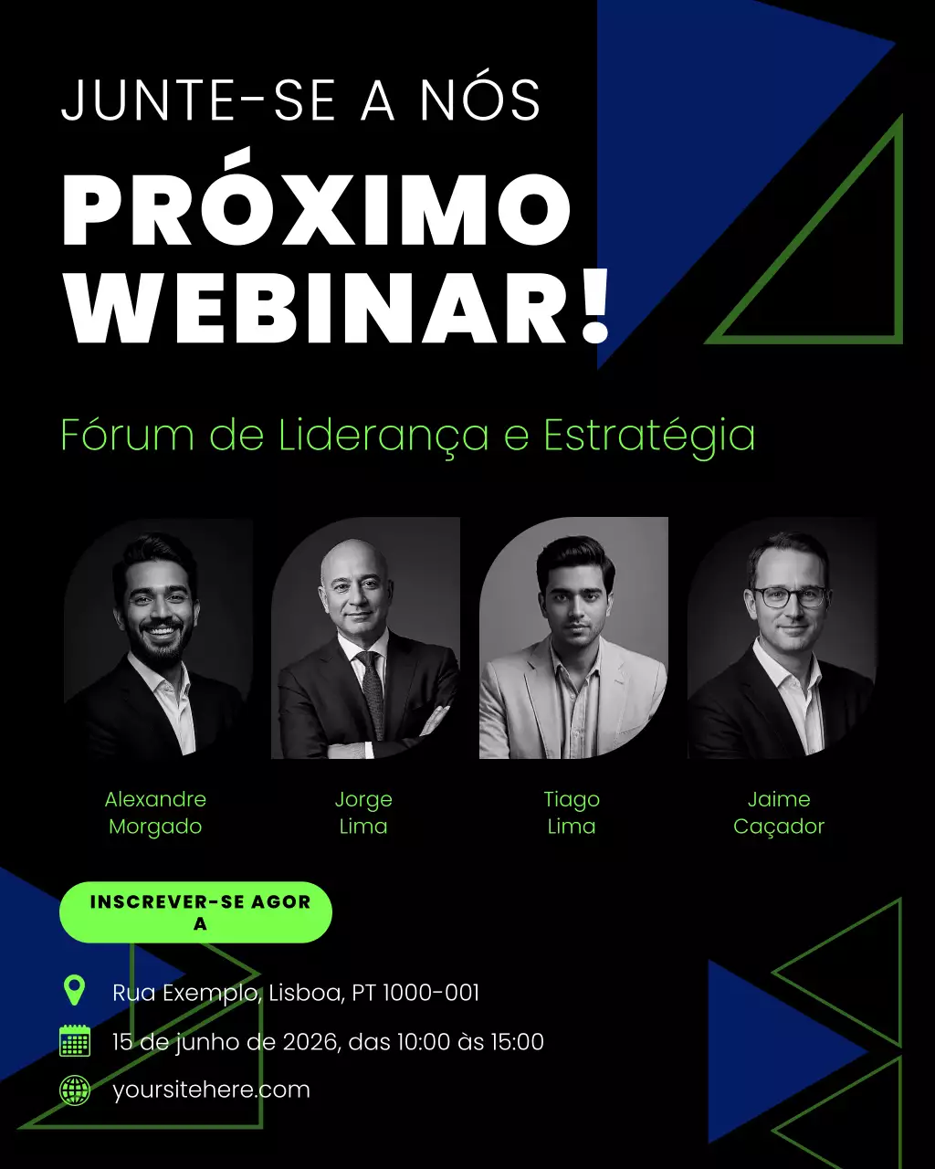 Anúncio do Webinário Black Modern